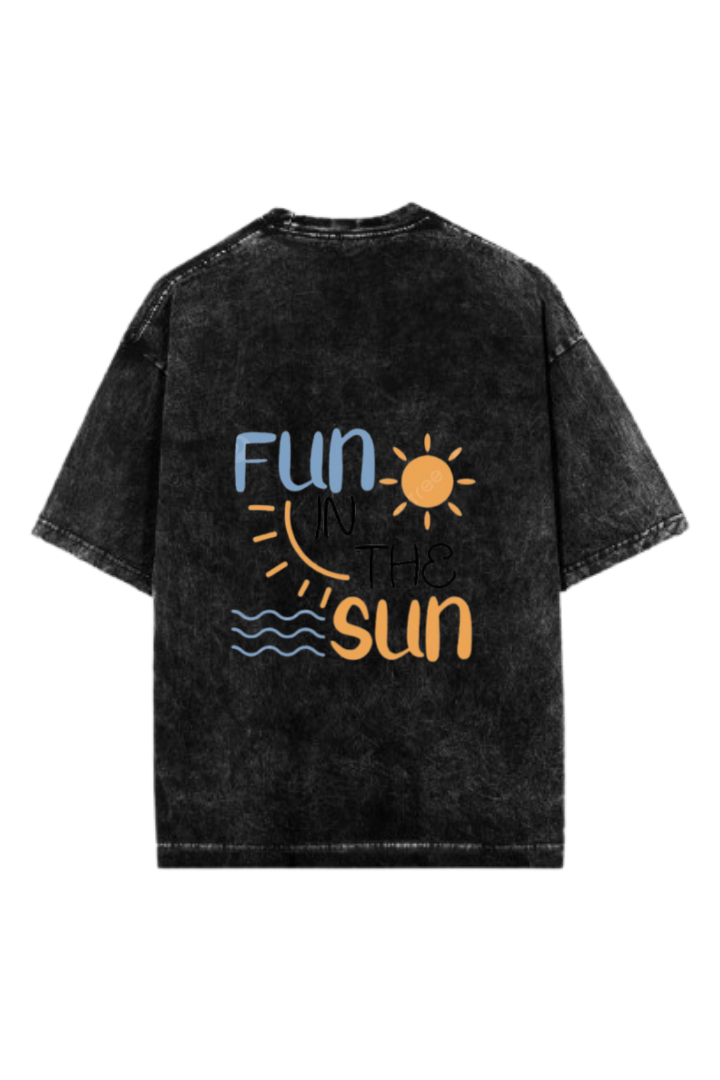 Summer Vibes One Size t- shirt Washed Back 40