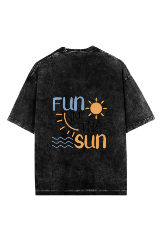 Summer Vibes One Size t- shirt Washed Back 40