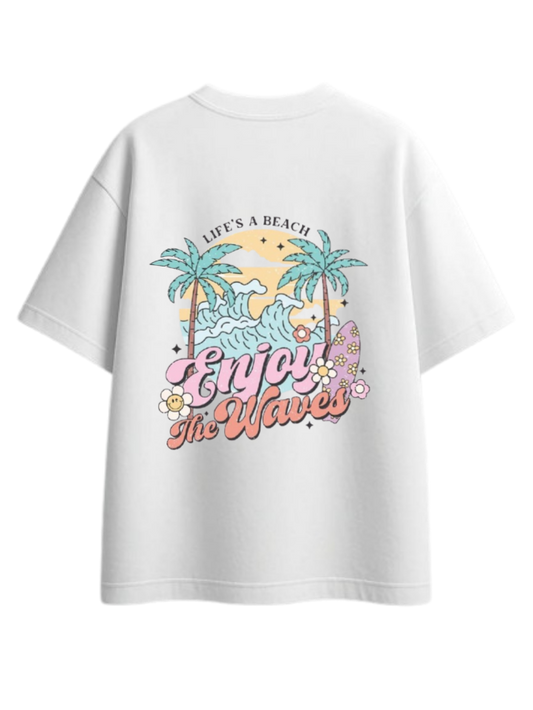 Summer Vibes t- shirt White Back 40