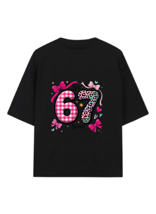 67 designs One Size t- shirt Black Back 39