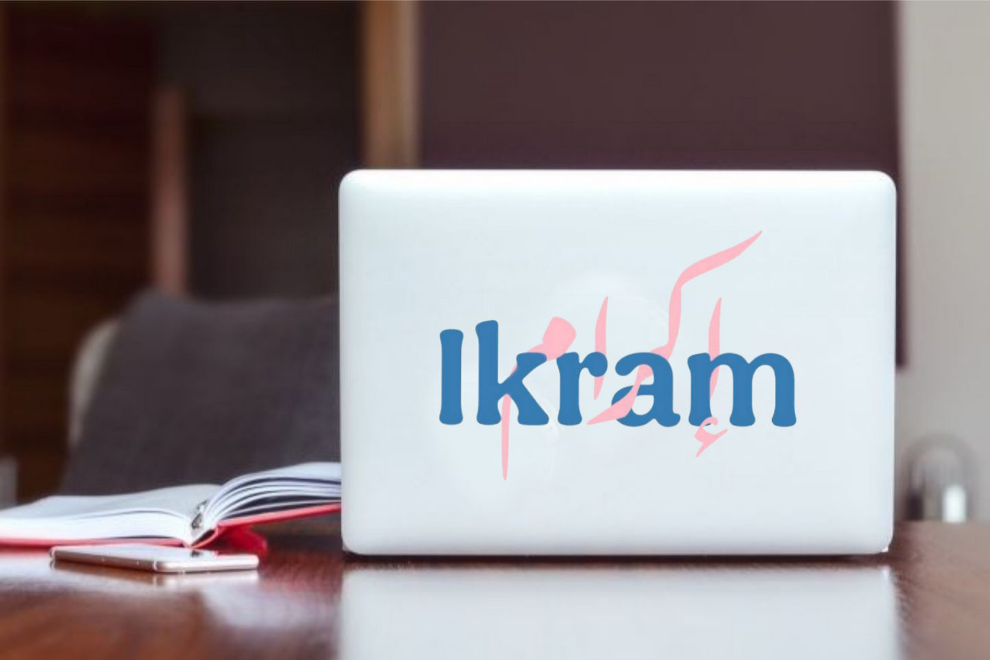 names Laptop Sticker Ikram 40