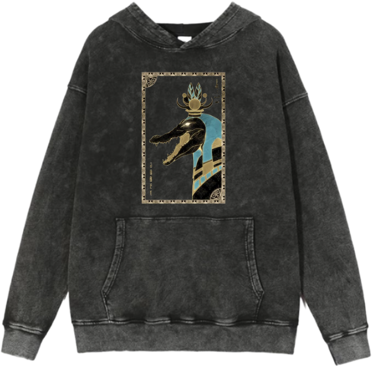 Egypt Over Size hoodie Washed 40