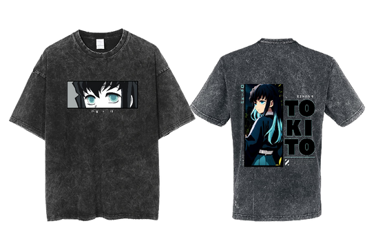 Anime Demon slayer nezuko tanjiro  One Size t- shirt Washed 40
