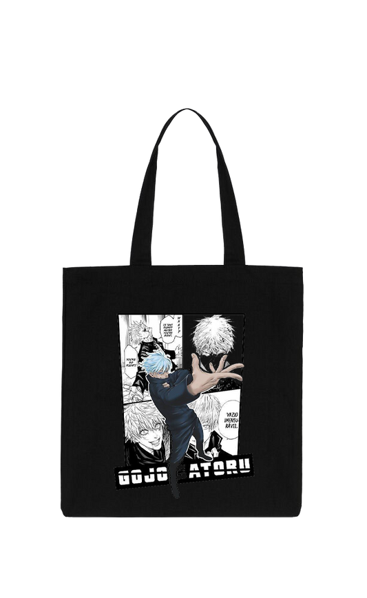 jujutsu kaisen GOJO  tote bag Black 40