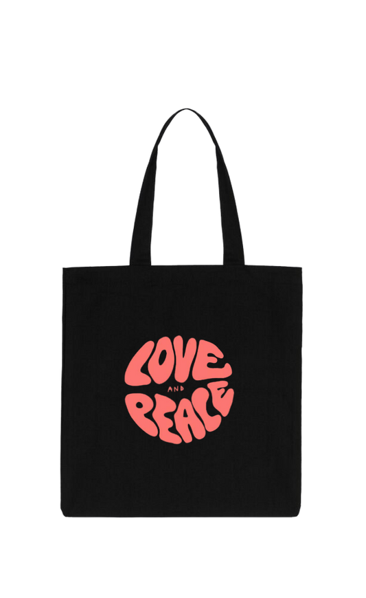 LOVE REACE tote bag Black 170