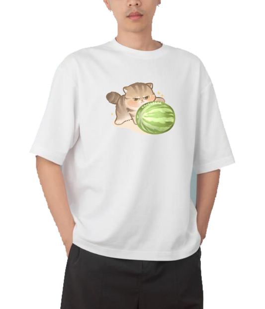 cat One Size t- shirt White 40