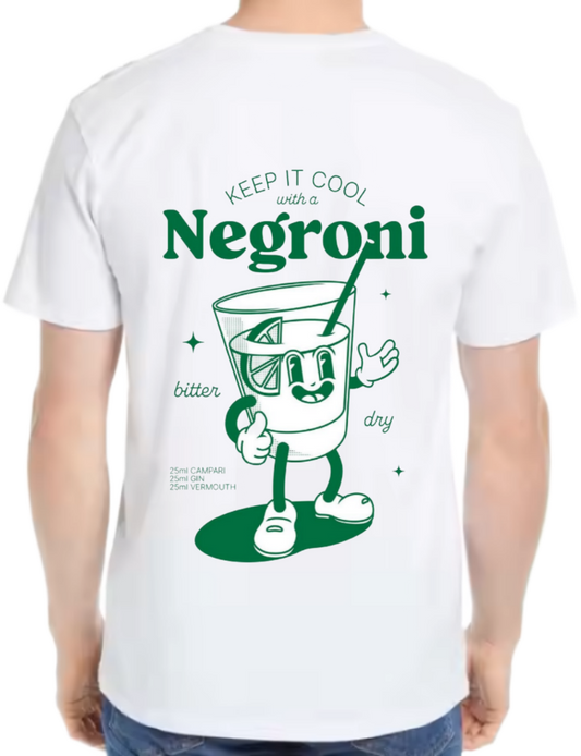 Negroni t- shirt One Size White back 40