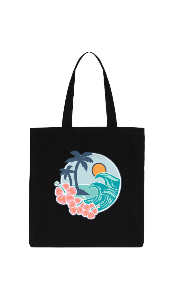 Summer Vibes tote bag Black 40