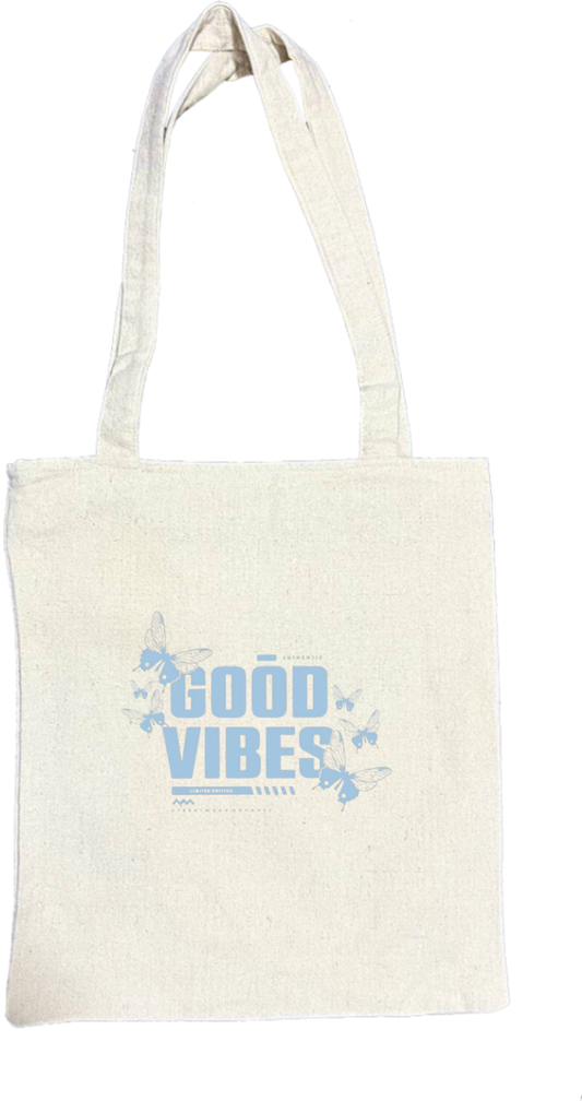 butterflies tote bag Beige 40