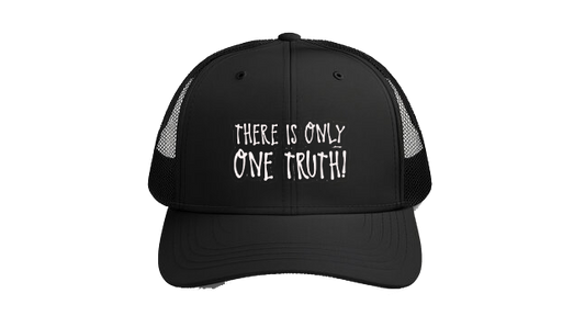 Baseball cap Black THERE IS ONLY ONE TRUTH 40