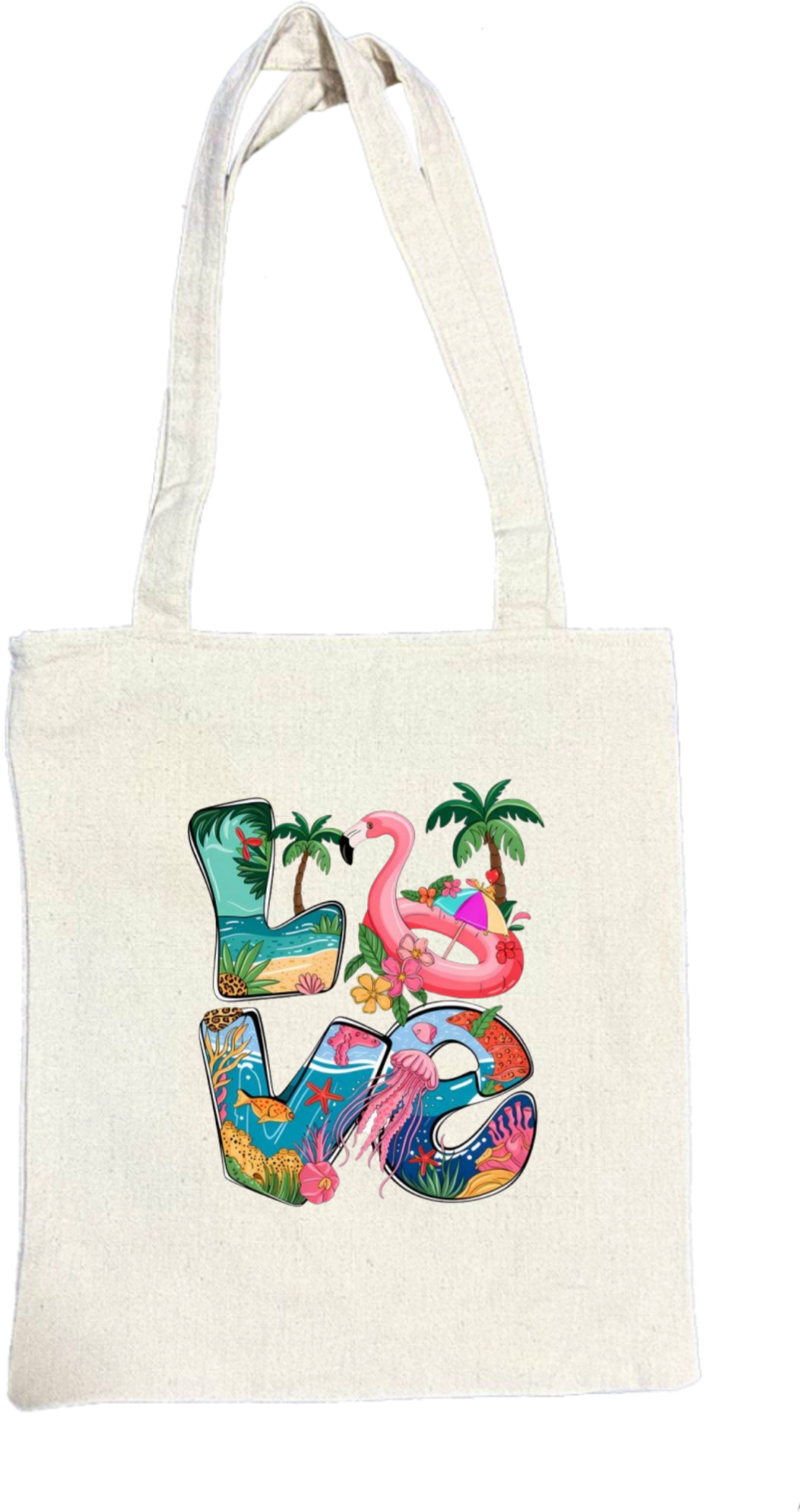 Summer Vibes tote bag Beige 40