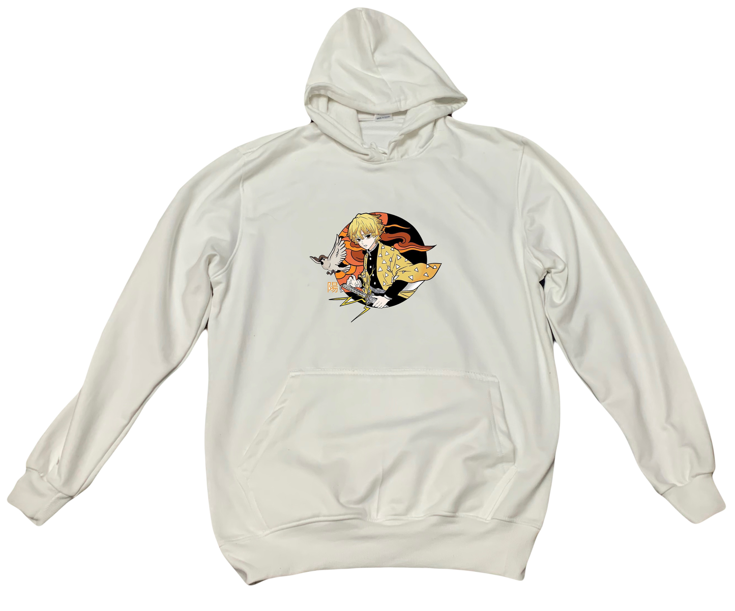 Anime Demon slayer nezuko tanjiro Oversize Hoodie White 40