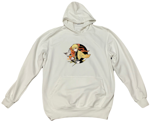 Anime Demon slayer nezuko tanjiro Oversize Hoodie White 40
