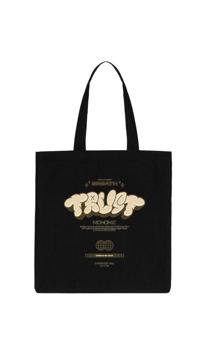 TRUST Tote bag Black 226