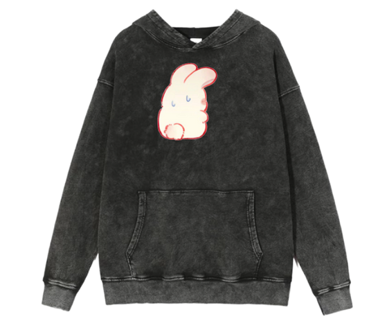 bunny Oversize Hoodie Washed 41