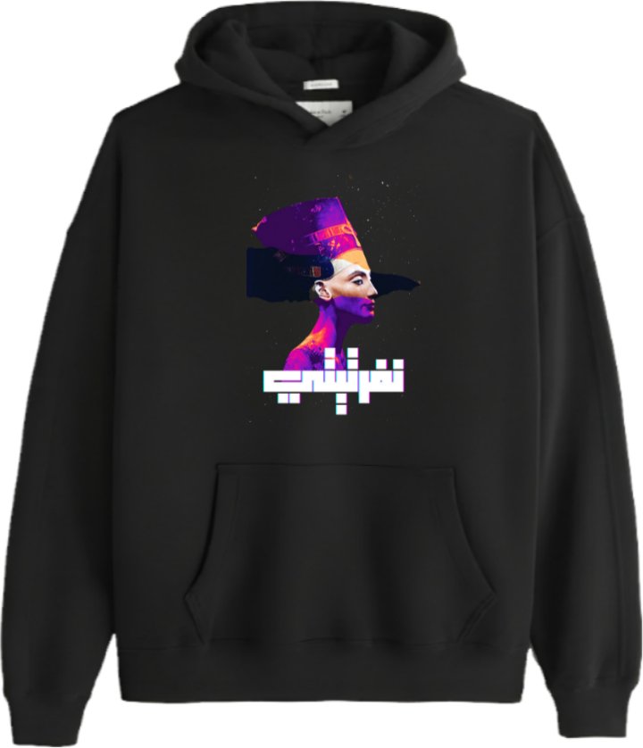 Egypt Over Size hoodie Black 41