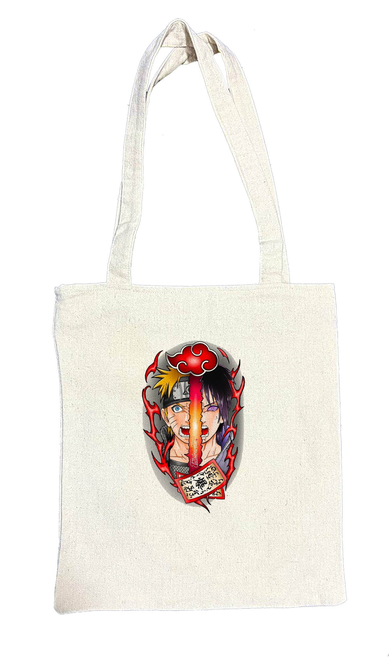 Naruto Shippuden tote bag beige 41