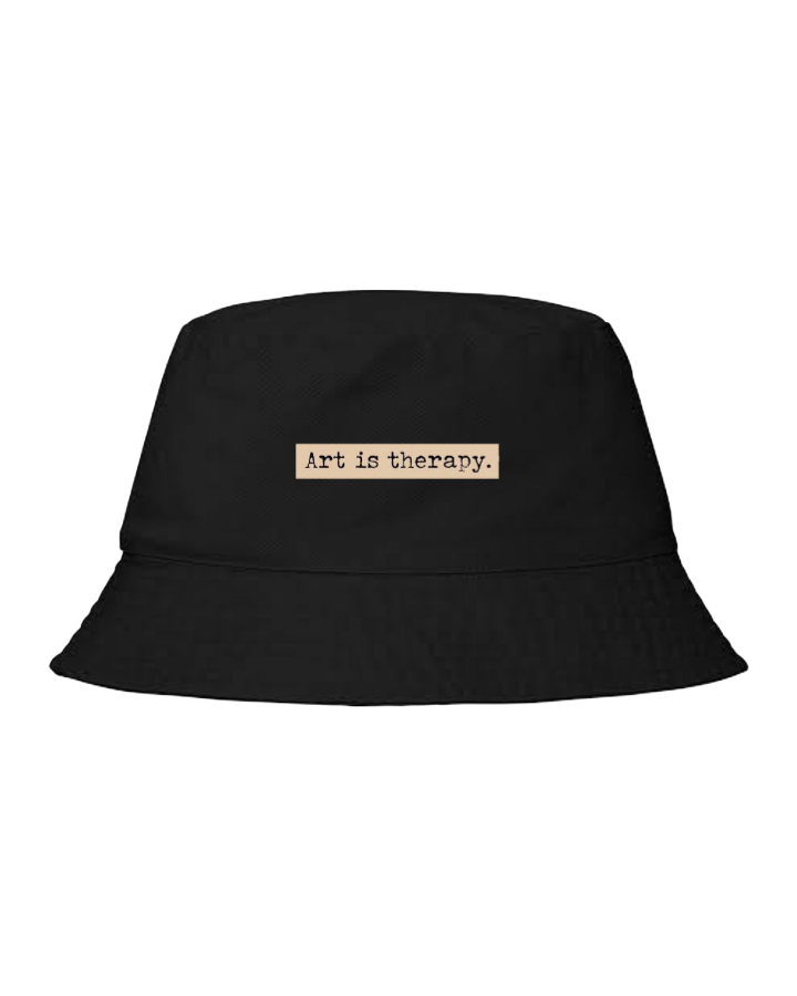 Bucket hat Fishman hat cap Art is therapy 41