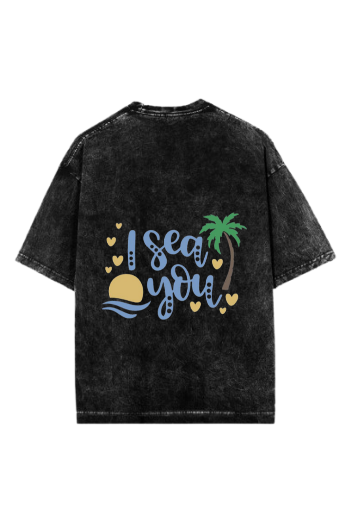 Summer Vibes One Size t- shirt Washed Back 41