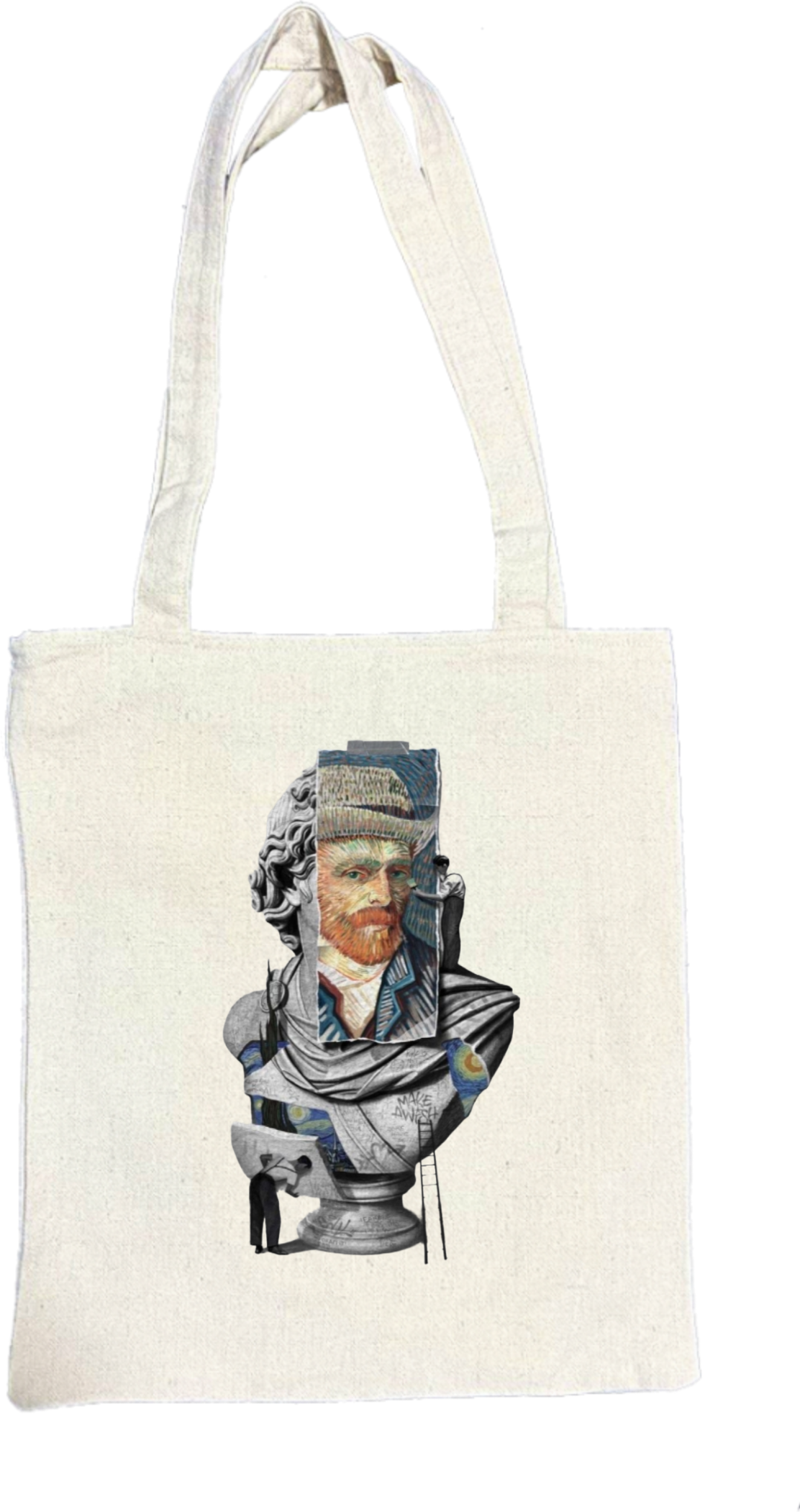 فان جوخ tote bag beige 181