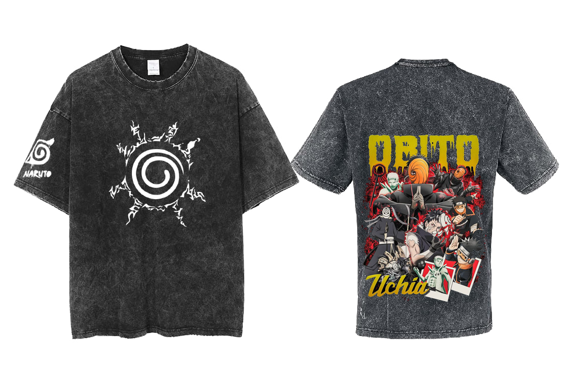Naruto Shippuden t- shirt One Size Washed Back 41