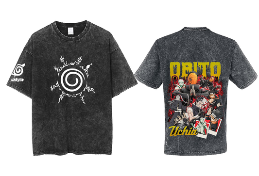 Naruto Shippuden t- shirt One Size Washed Back 41
