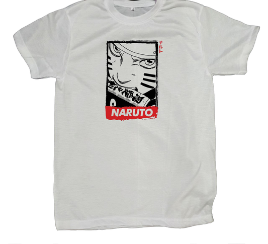 Naruto Shippuden t- shirt fat White 41
