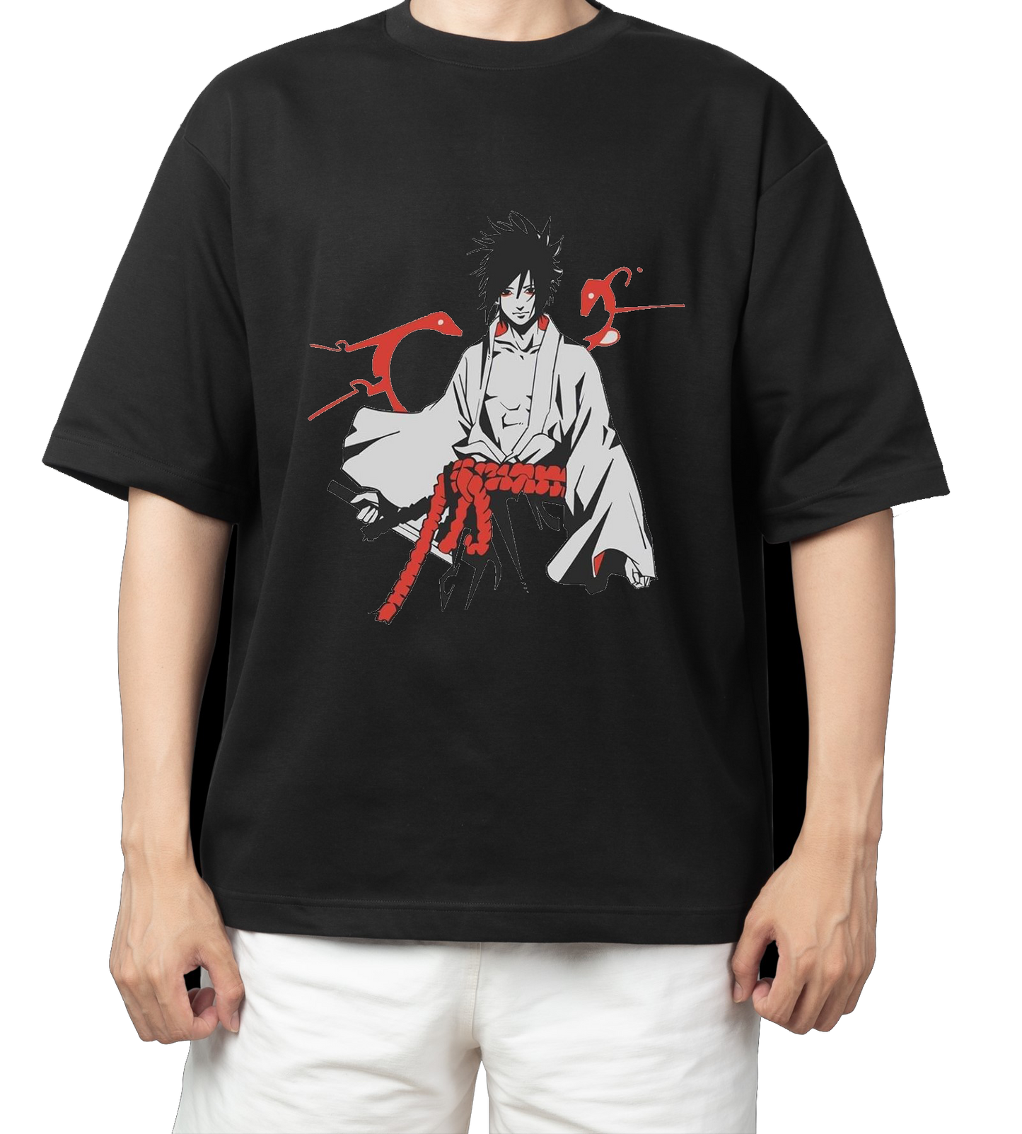 Naruto Shippuden t- shirt One Size Black 41