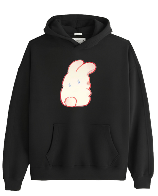bunny Oversize Hoodie Black 41