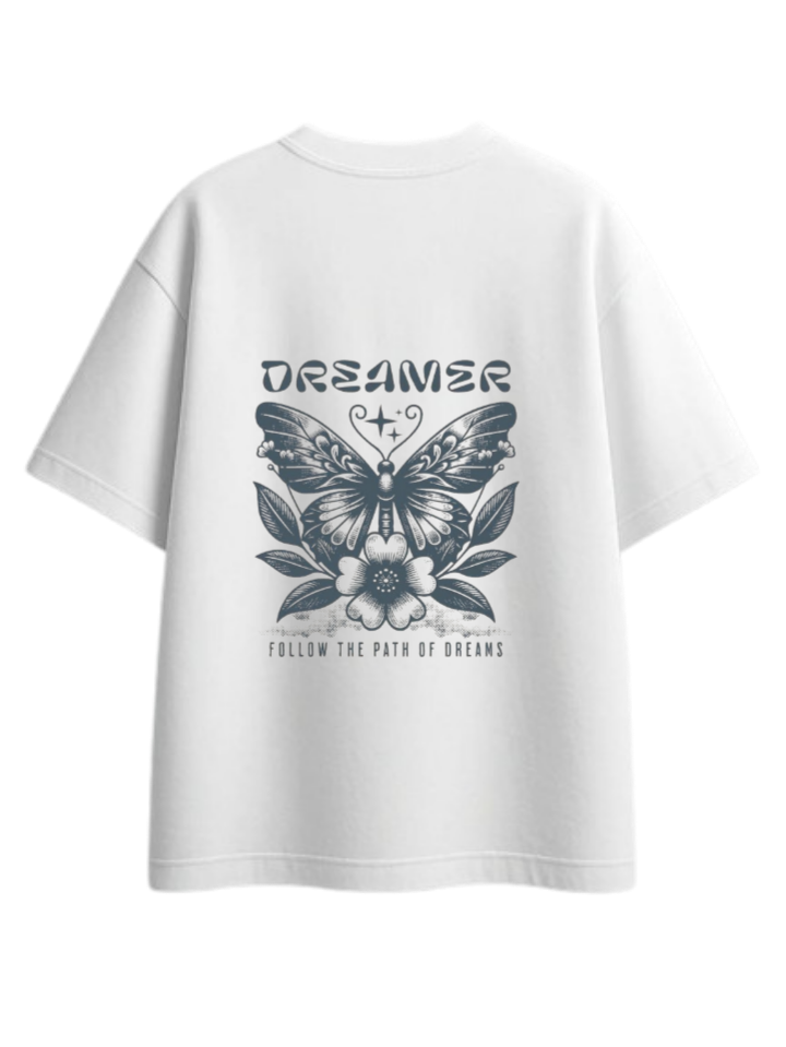 butterflies t- shirt White Back 42
