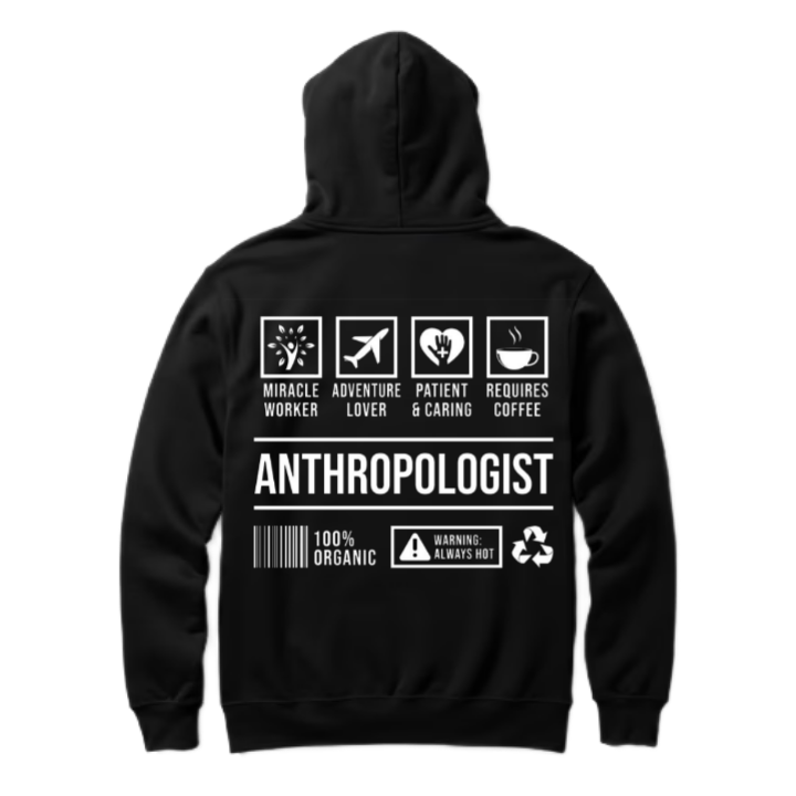 ANTHROPOLOGIST Back text oversize hoodie back 41