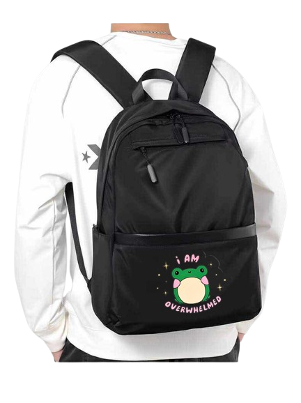i AM OVERWHELMED School Back bag bag 41