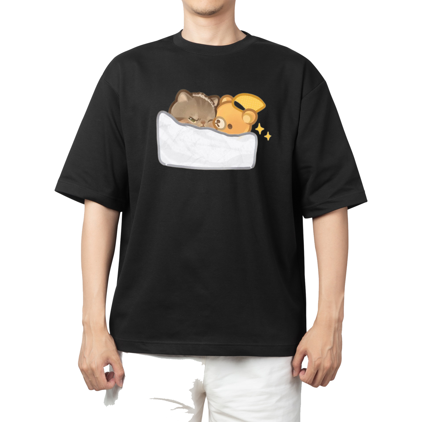 cat One Size t- shirt Black 41