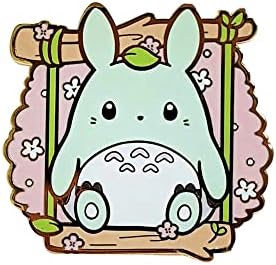 Totoro Enamel Pin Cute Kawaii Sakura Blossom