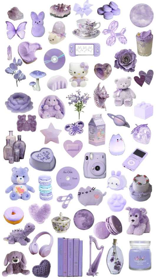 Aesthetic Cute Stickers Pack - Waterproof Vinyl Cartoon Decals for Water Bottles, Laptops, Scrapbooking, Kawaii Stationery Supplies sticker journal sticker