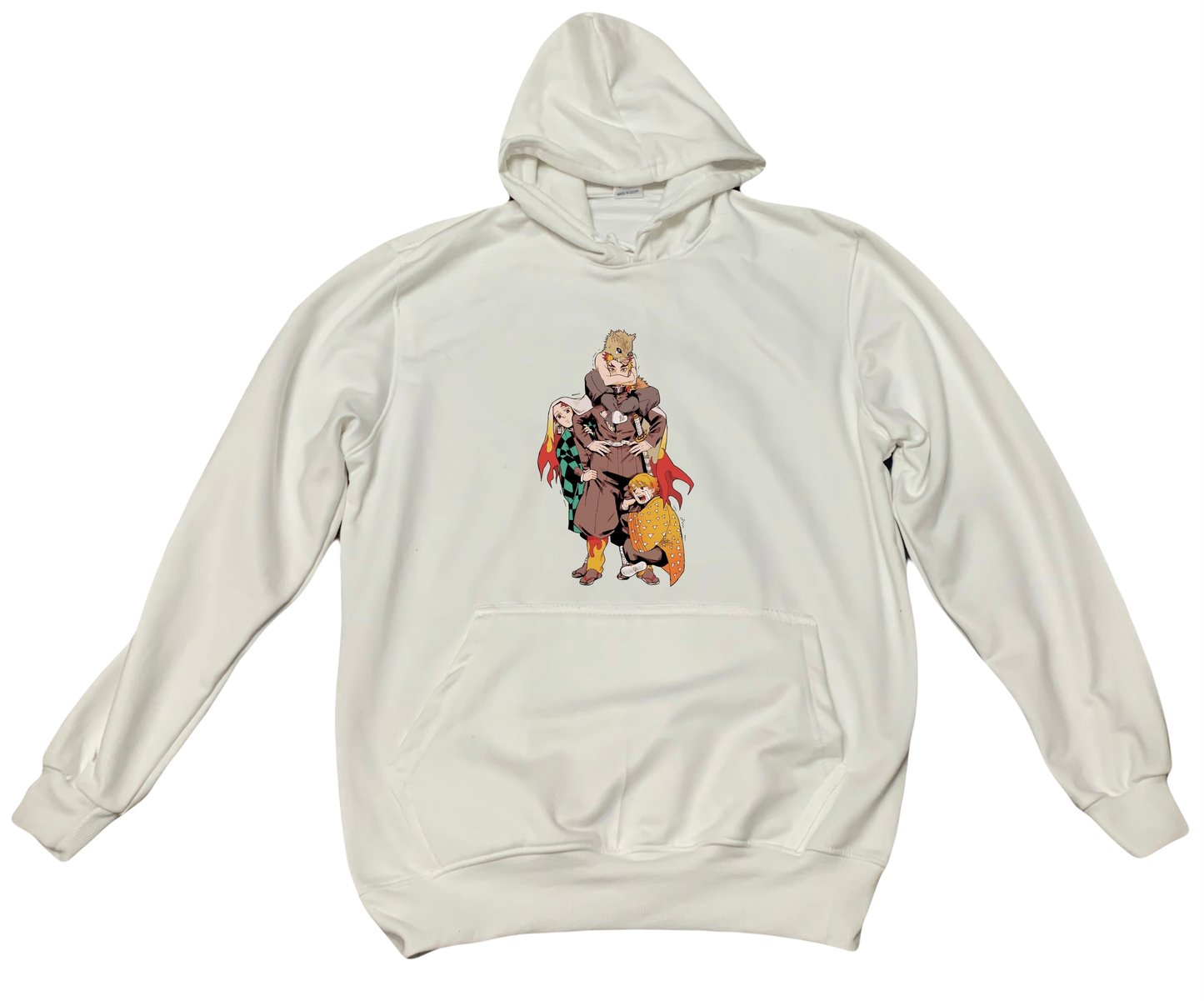 Anime Demon slayer nezuko tanjiro Oversize Hoodie White 42