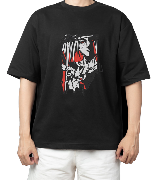 Naruto Shippuden t- shirt One Size Black 42