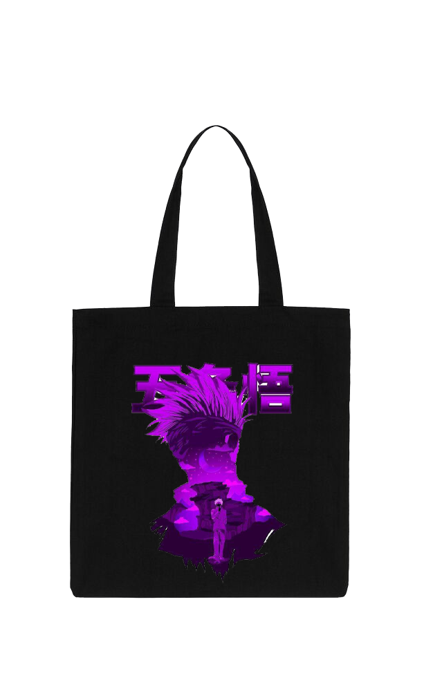 jujutsu kaisen GOJO  tote bag Black 42