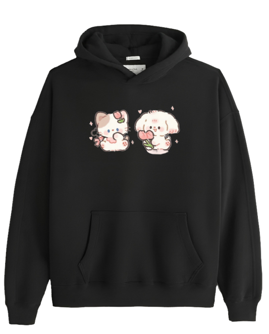 bunny Oversize Hoodie Black 42