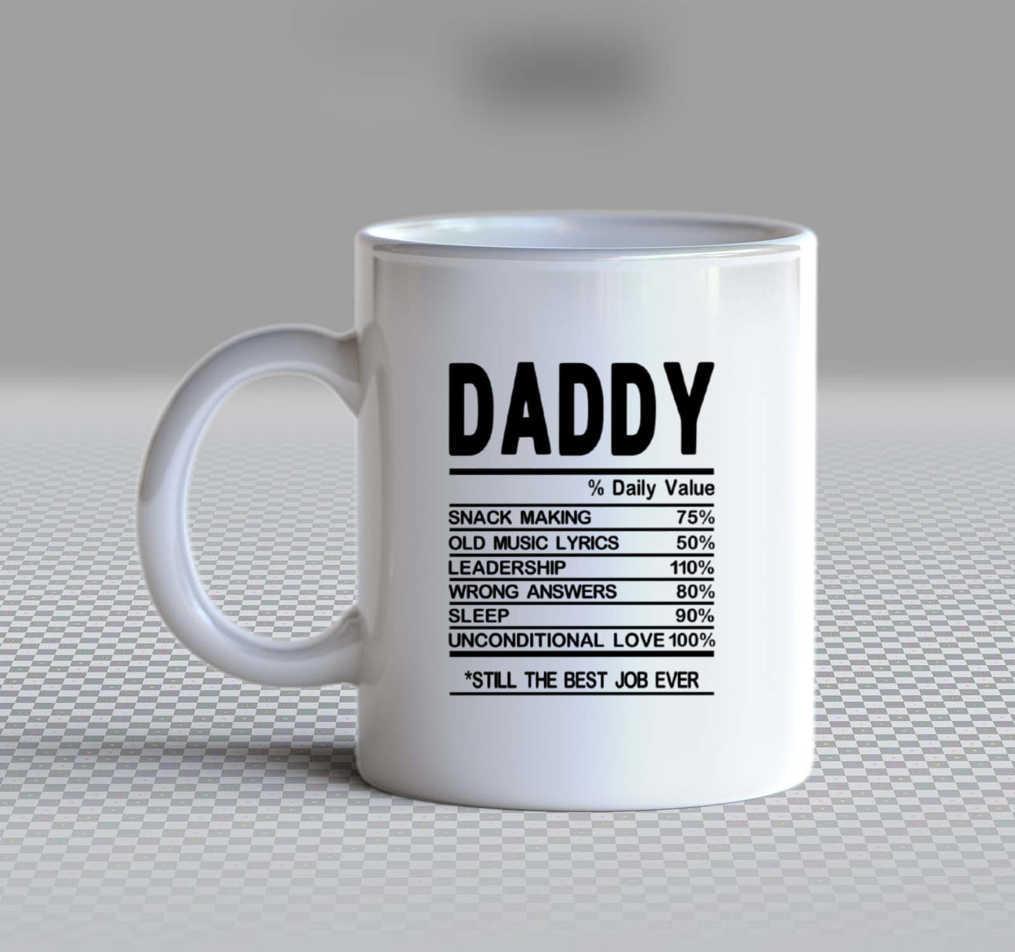 DADDY Back text Mug 42