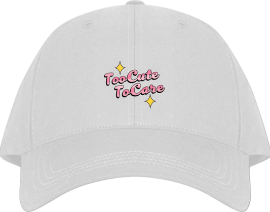 Baseball cap White Too Cute To Care 39