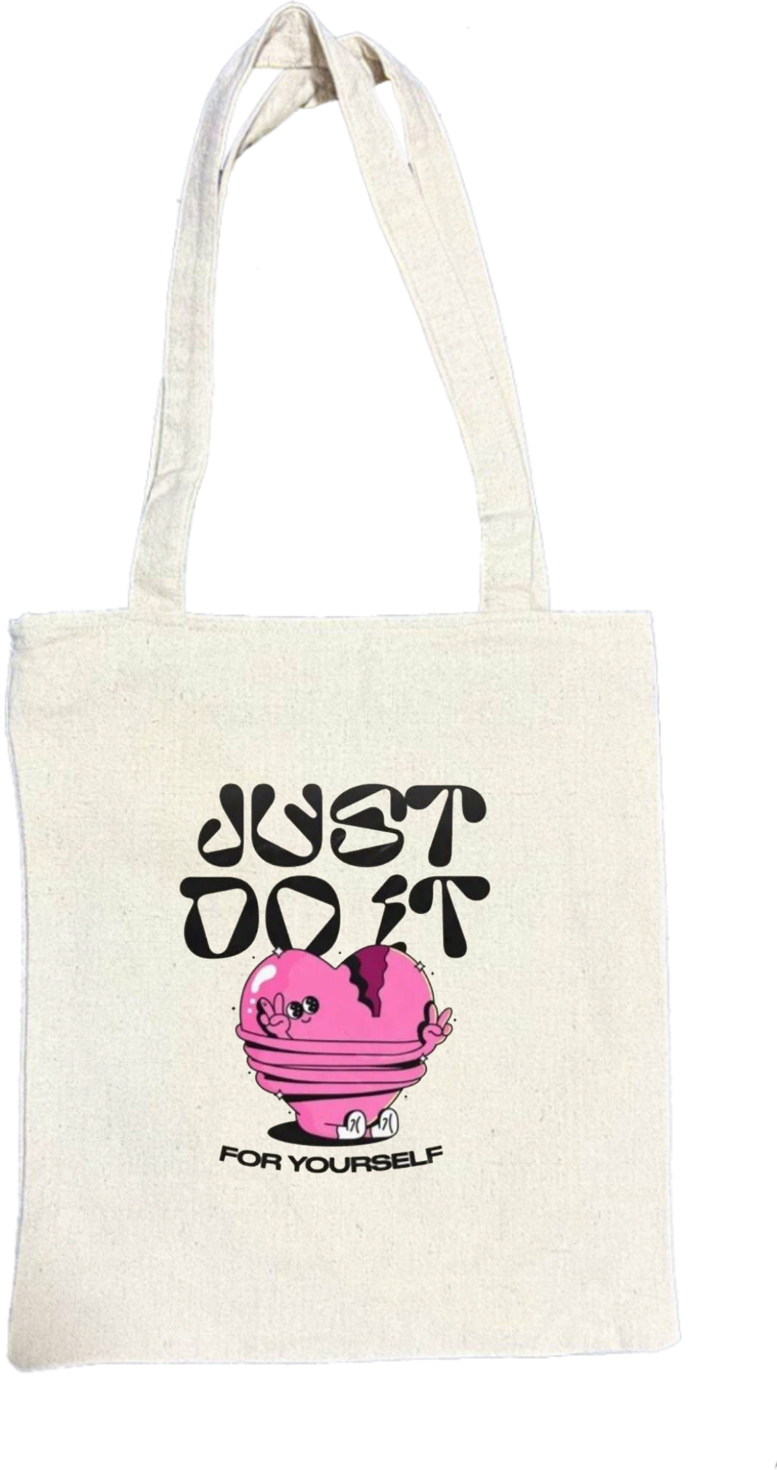 JUST DOIT tote bag beige 42