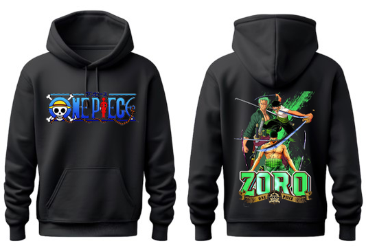 one piece One Size hoodie Black Back 42