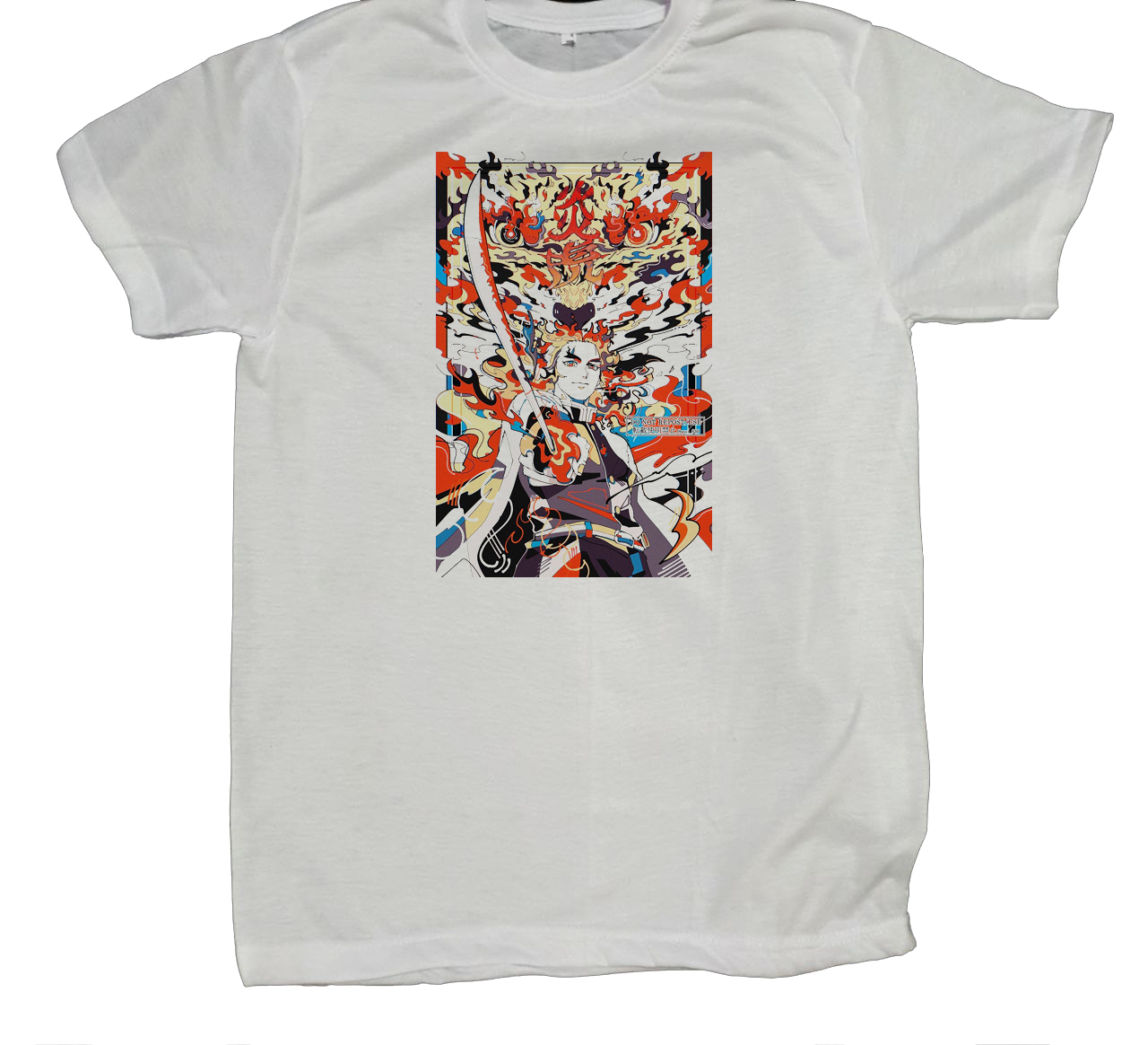 Anime Demon slayer nezuko tanjiro t- shirt fit White 41