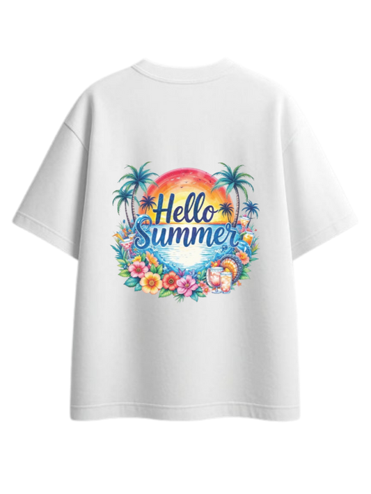 Summer Vibes t- shirt White Back 42
