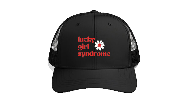 Baseball cap Black lucky girl syndrome 90
