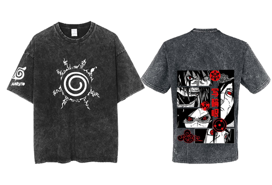 Naruto Shippuden t- shirt One Size Washed Back 42