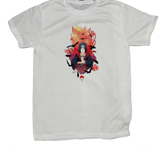 Naruto Shippuden t- shirt fat White 42