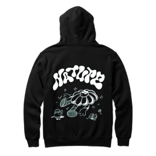 NATURE One Size hoodie Black Back 42
