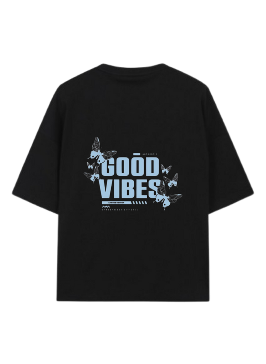 butterflies t- shirt Black Back 41